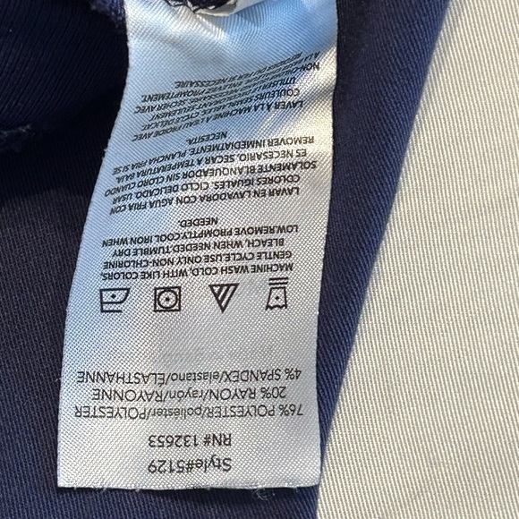 WonderWink Women’s Cargo Scrub Pants in Navy Blue - Picture 10 of 11